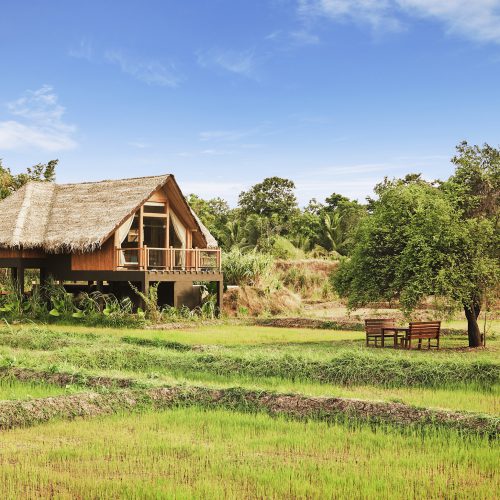 Exterior view of Paddy Dwelling, Jetwing Vil Uyana