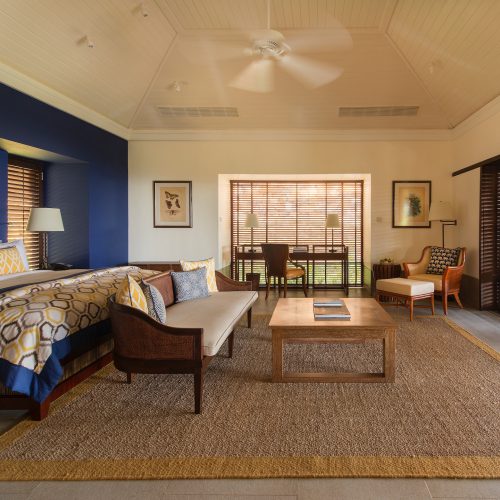 Interior view of bedroom, Premiere Ocean Villa