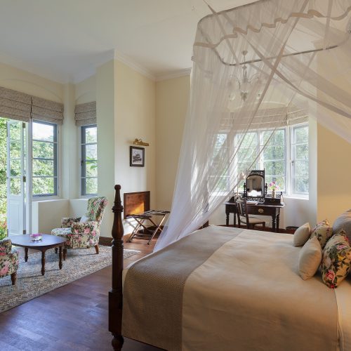 Interior of Palmer Garden Suite, Castlereagh Bungalow, Tea Trails